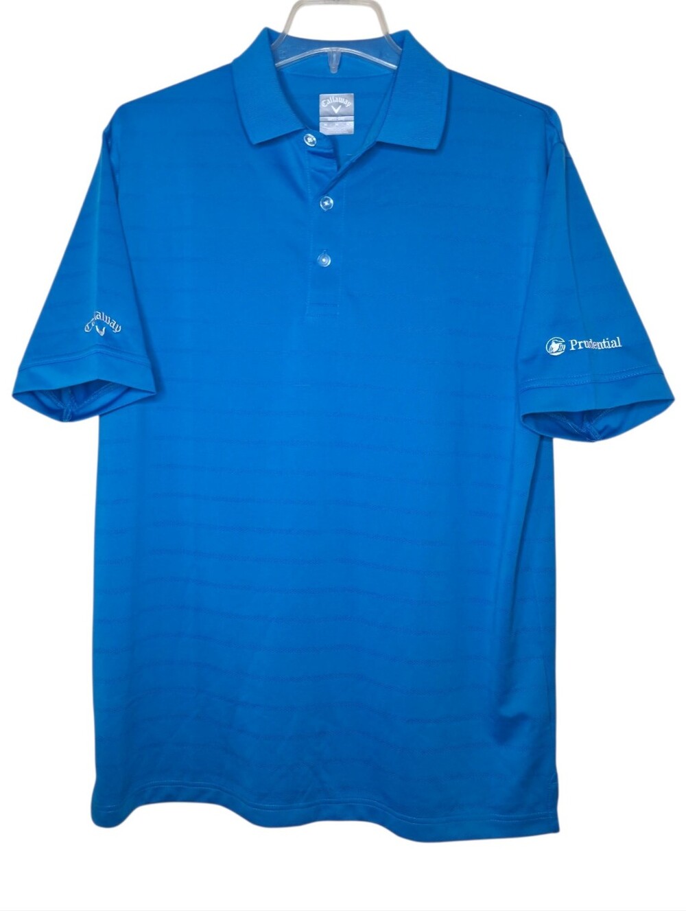 Callaway Royal Blue Opti-Dri Gold Shirt Size Medium